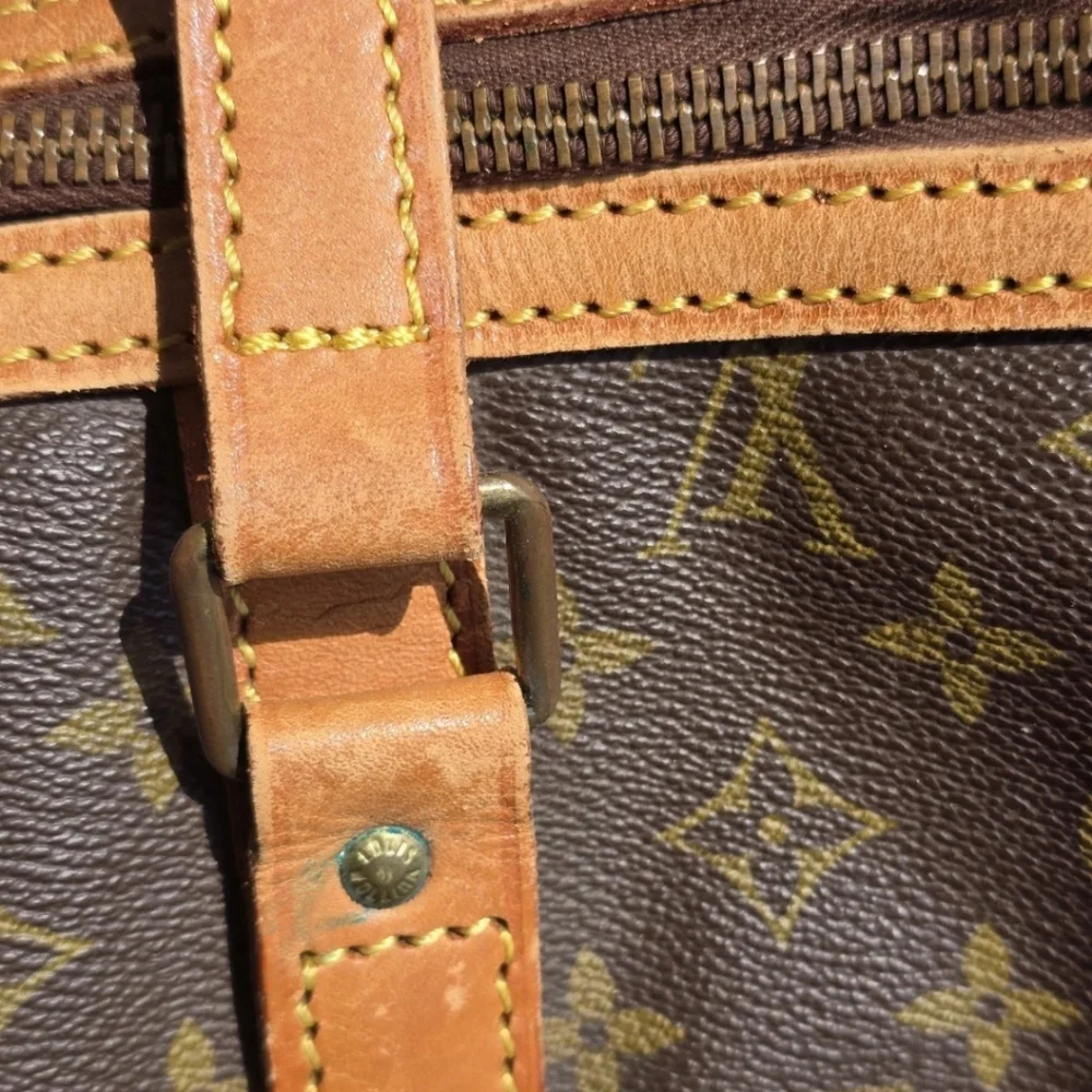 VTG Authentic Louis Vuitton Keepall 45 Brown Monogram Duffel Travel Bag Unisex - Picture 8 of 16